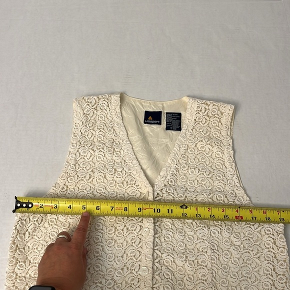 LIZ- SPORT VINTAGE COTTON VEST TOP 10 - Picture 15 of 16